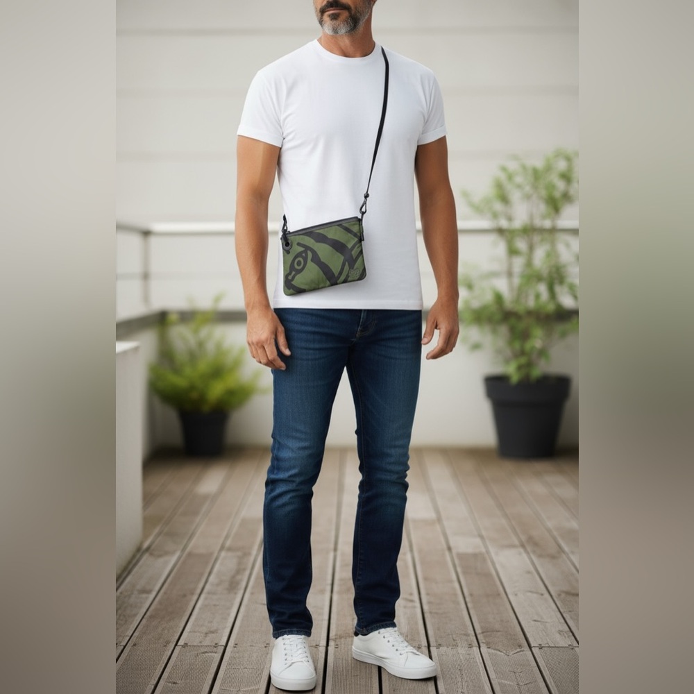 NWT $350 Kenzo K-Tiger  Men’s Shoulder Bag